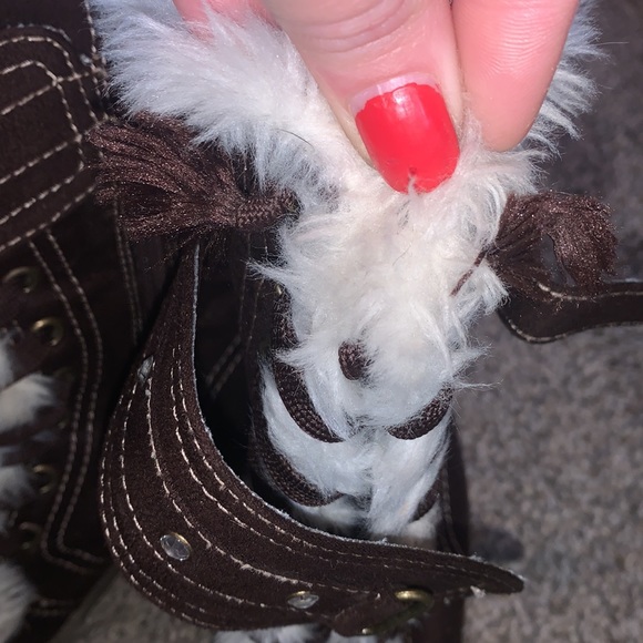 Lace up wedge boots ❤️‍🔥 - Picture 6 of 14